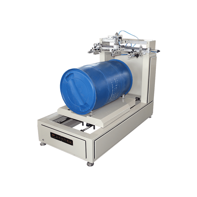 Curved surface screen printing machine