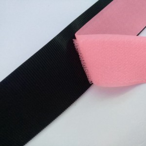 nylon material hook and loop fastening tape in high quality with SGS certificate