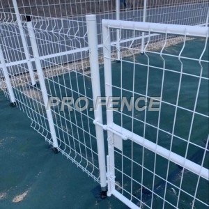M-shaped Galvanized Welded Mesh Fence (One-piece Post) for solar farm