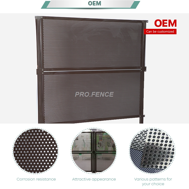 Perforated metal fence panel for architectural application Featured Image