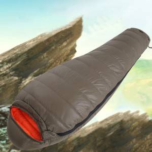 Outdoor sports colored mummy sleeping bag that can be used in professional fields OEM