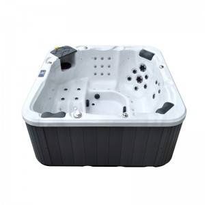 Whirlpool Massage Bathtub Durable Luxury Hottub Outdoor Spa Bath Tub