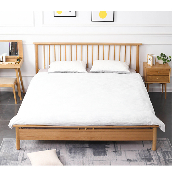 Simple Windsor Bed Solid Wood Bedroom Bed Princess Bed#0114 Featured Image