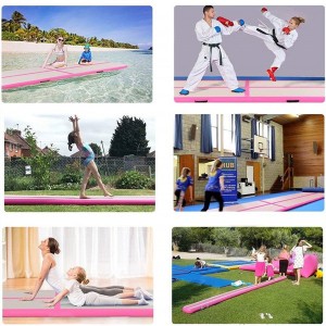 Inflatable drawing yoga dance gym mat  inflatable air track 0384