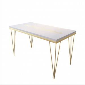 Nordic solid wood dining table milk tea shop restaurant furniture 0344