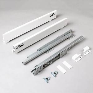 Double Wall Metal Sliding Drawer System