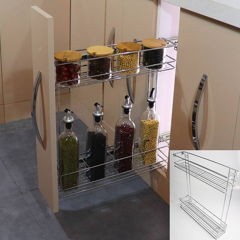 332 Series kitchen cabinet side mount wire basket pull out drawer Featured Image