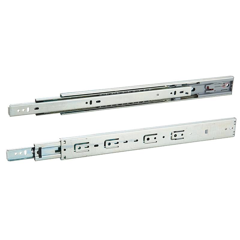 45mm full extension telescopic channels hydraulic ball bearing drawer slide Featured Image