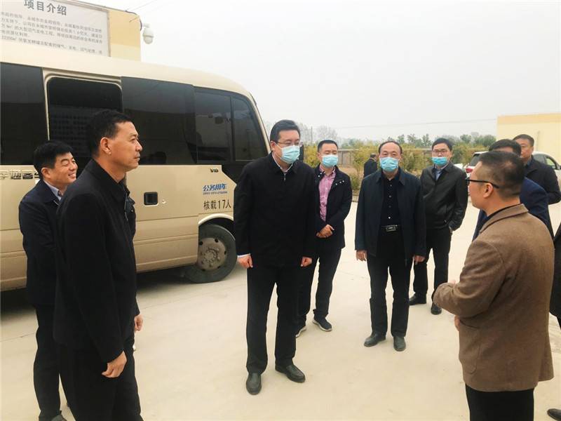 The mayor of Yongcheng investigated YHR Yongcheng Liangying large-scale biogas project