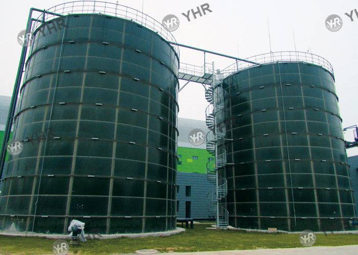 Customized Glass Lined Water Storage Tanks ANSI AWWA D103-09 Design Standard