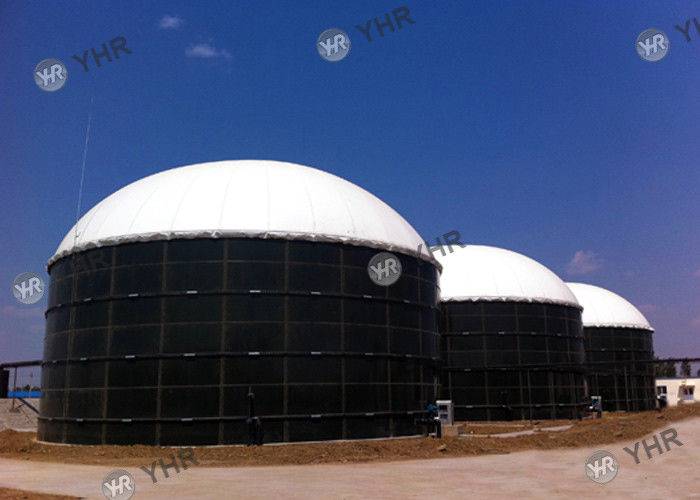 Safety Municipal Water Storage Tanks , Bolted Steel Tanks 3450 N / Cm Adhesive