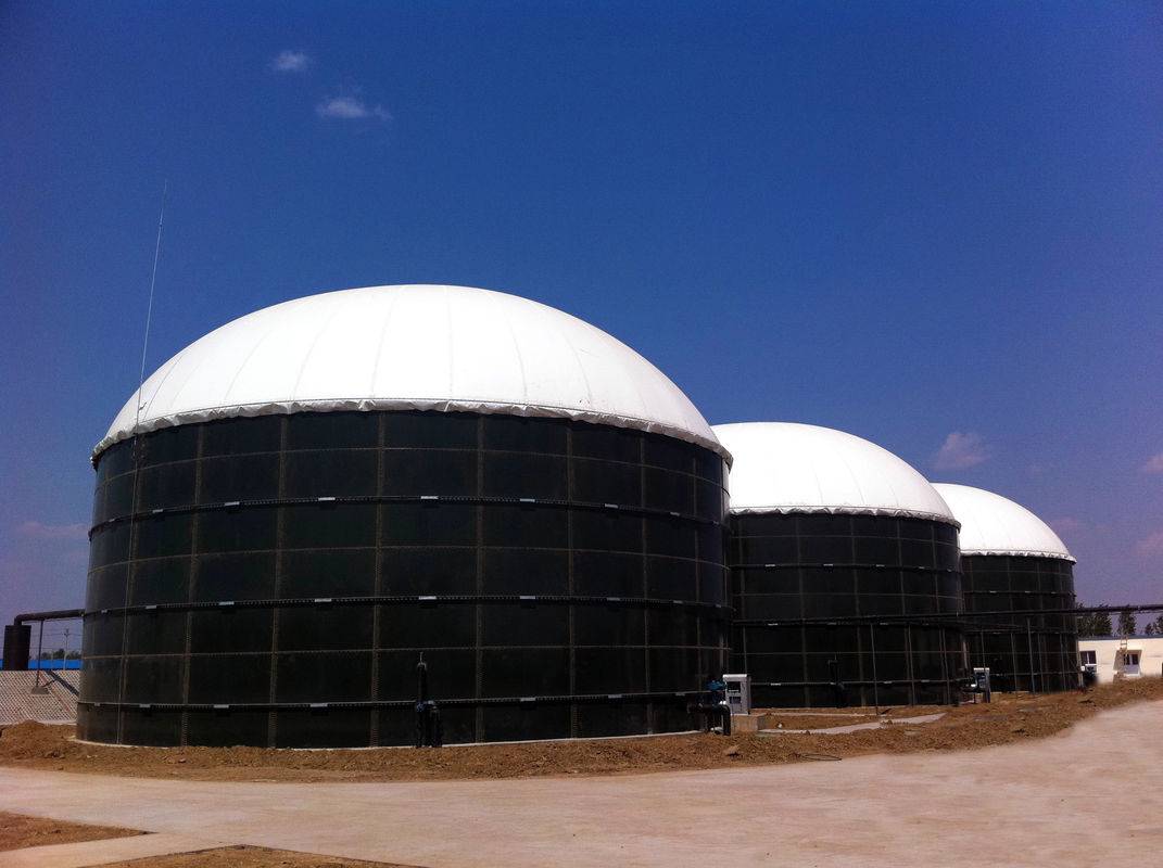 Intergrated Gas Bio Digester Tank Glass Fused To Steel Technology