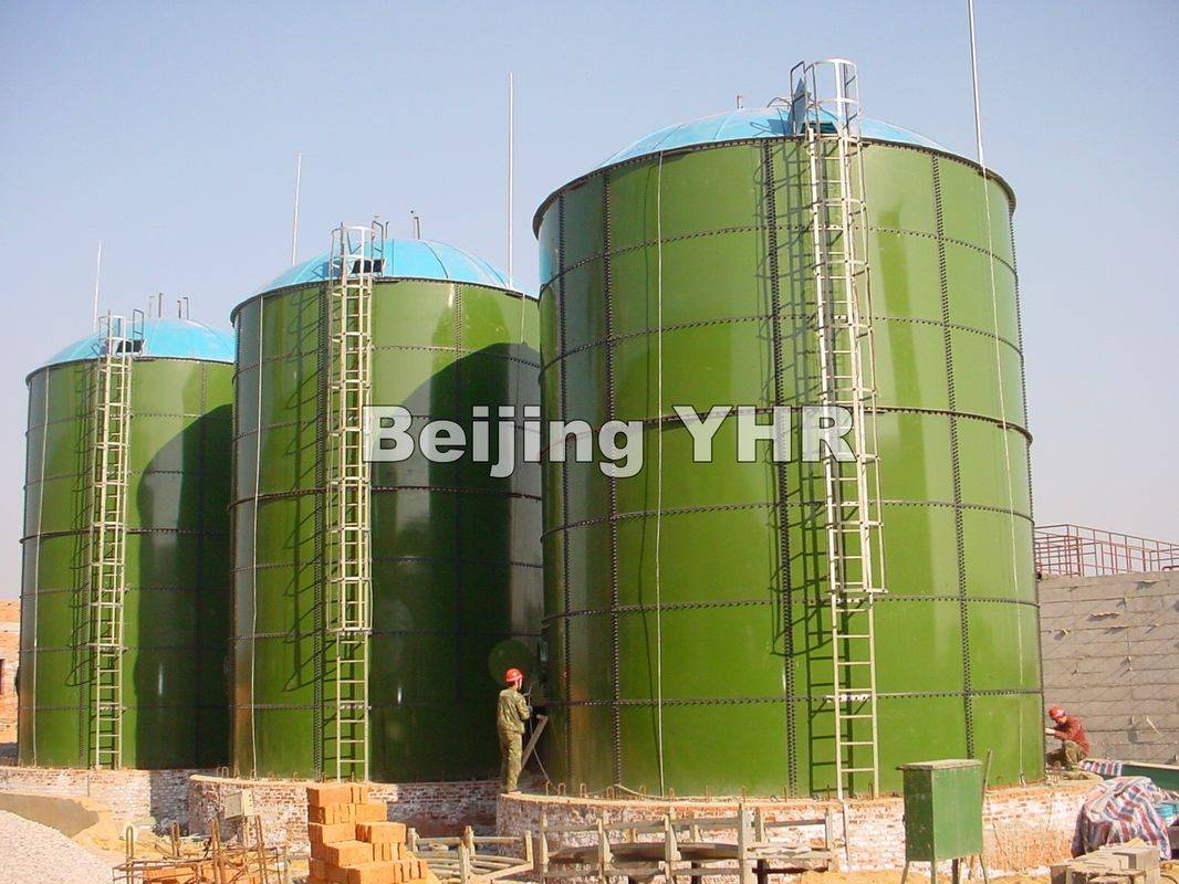 Enamel Bolted Glass Coated Steel Tanks Up Flow Anaerobic Sludge Bed