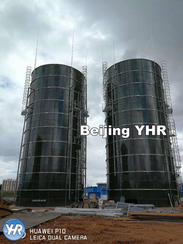 Pre Fabricated Vertical Storage Tank Glass Fused To Steel Material Featured Image