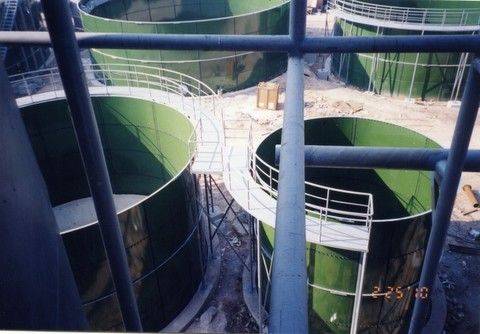 High Capacity Glass Lined Steel Tanks Enamel Frit And Raw Steel Materials