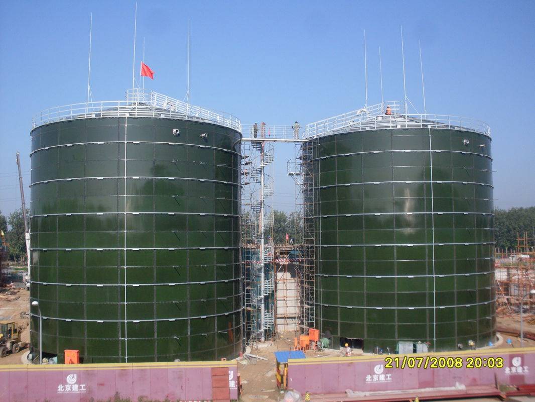 Enamel Coating Steel Biogas Storage Tank Around 6.0 Mohs Hardness Featured Image