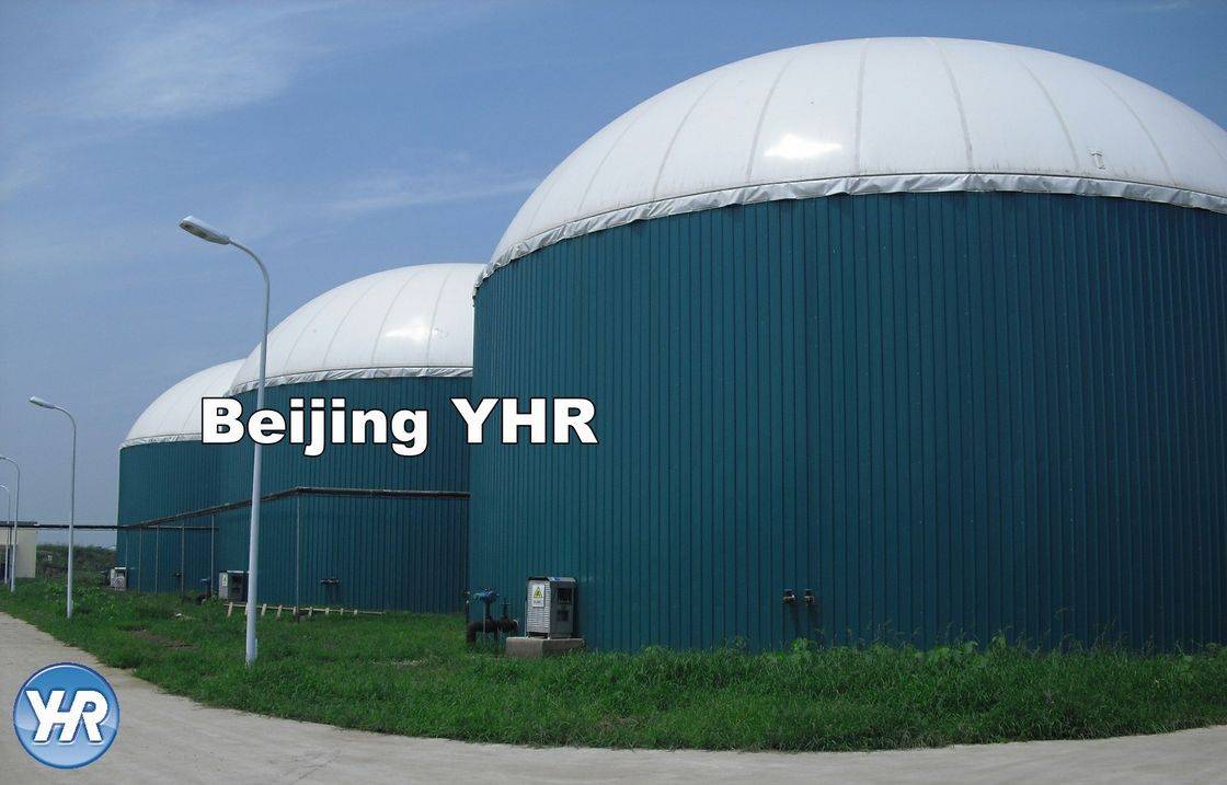 Glass Fused Steel Biogas Digester Septic Tank 500 KN / Mm Elasticity