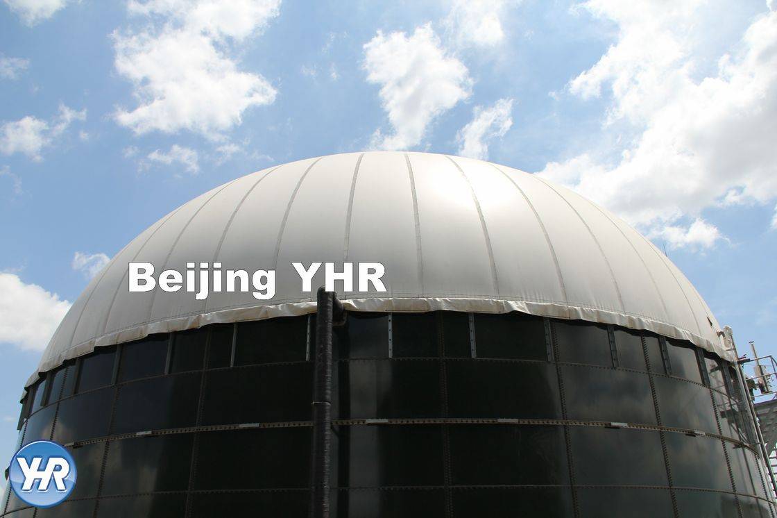 6.0 Mohs Hardness Anaerobic Digestion Tank With Dual Membrane Gas Holder