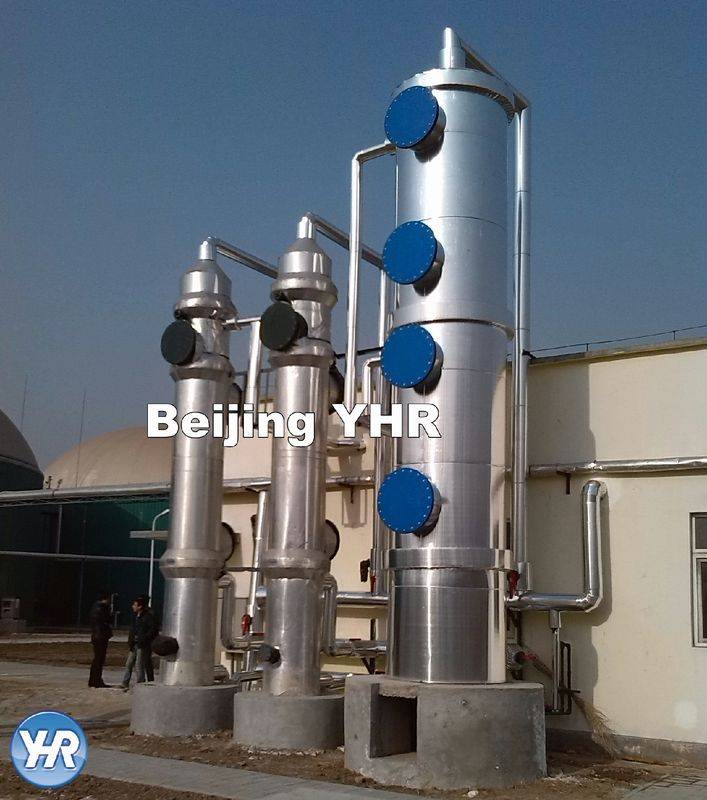 Reliable Biogas Purification System Plug And Use 70 – 80 M2 / G Surface Area