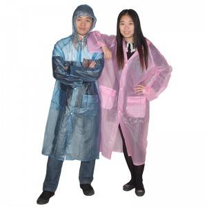 Reusable PVC raincoat