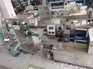 Automatic wet wipes making machine production line for 1 pieces packing