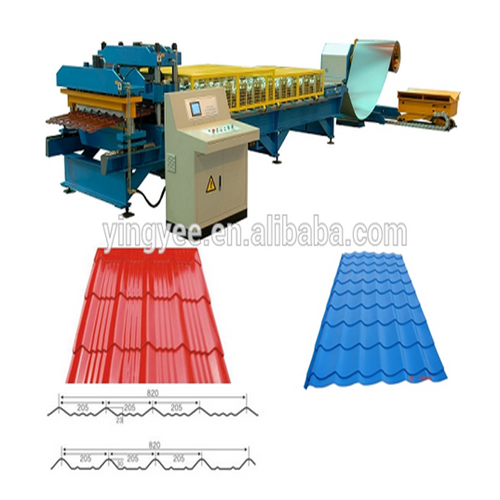 CE certification double layer cold roll forming machine