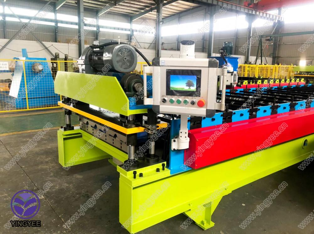Roofing Sheet Color Coated Steel Roll Forming Machine