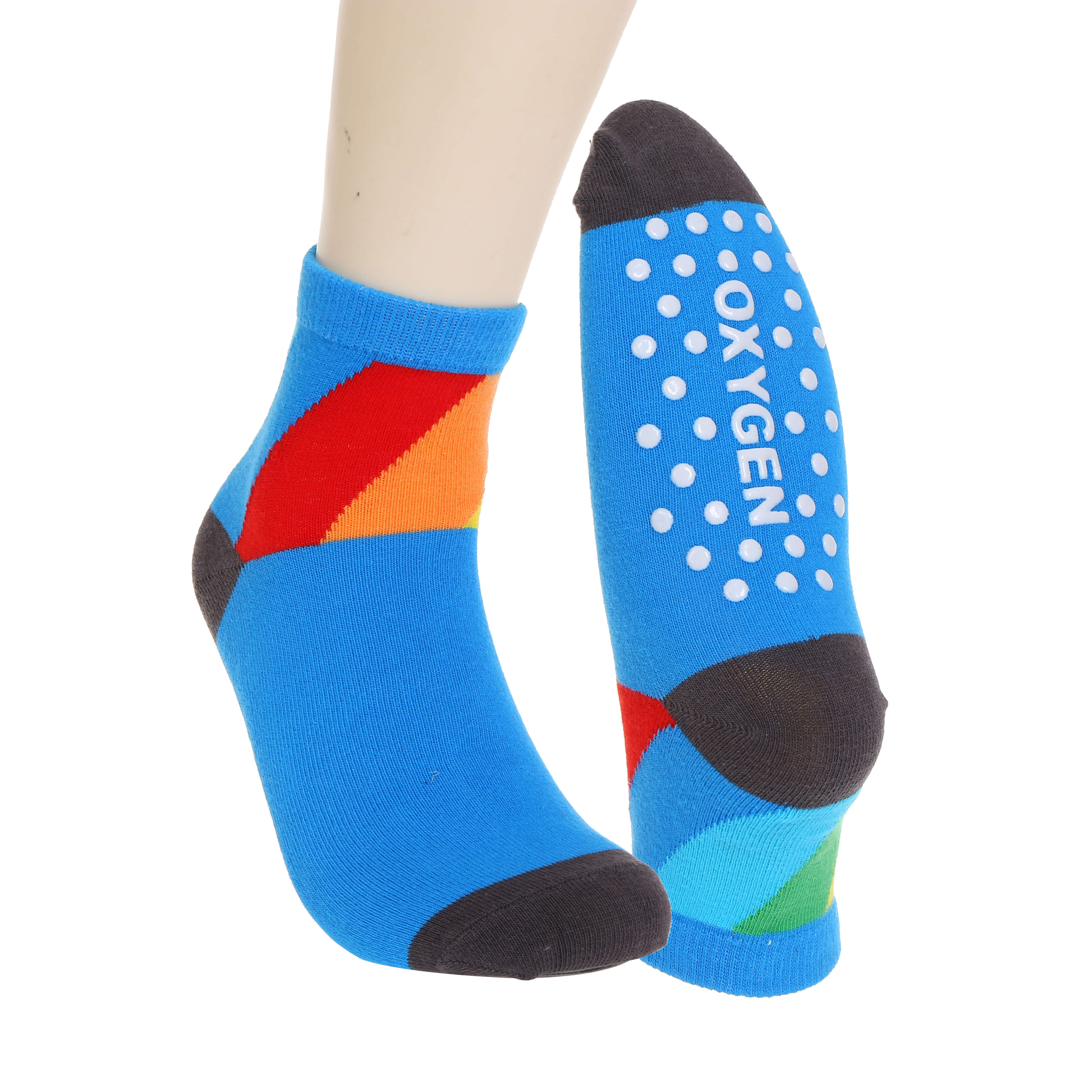 Custom Design Anti Slip Jump Sport Socks for Trampoline Park