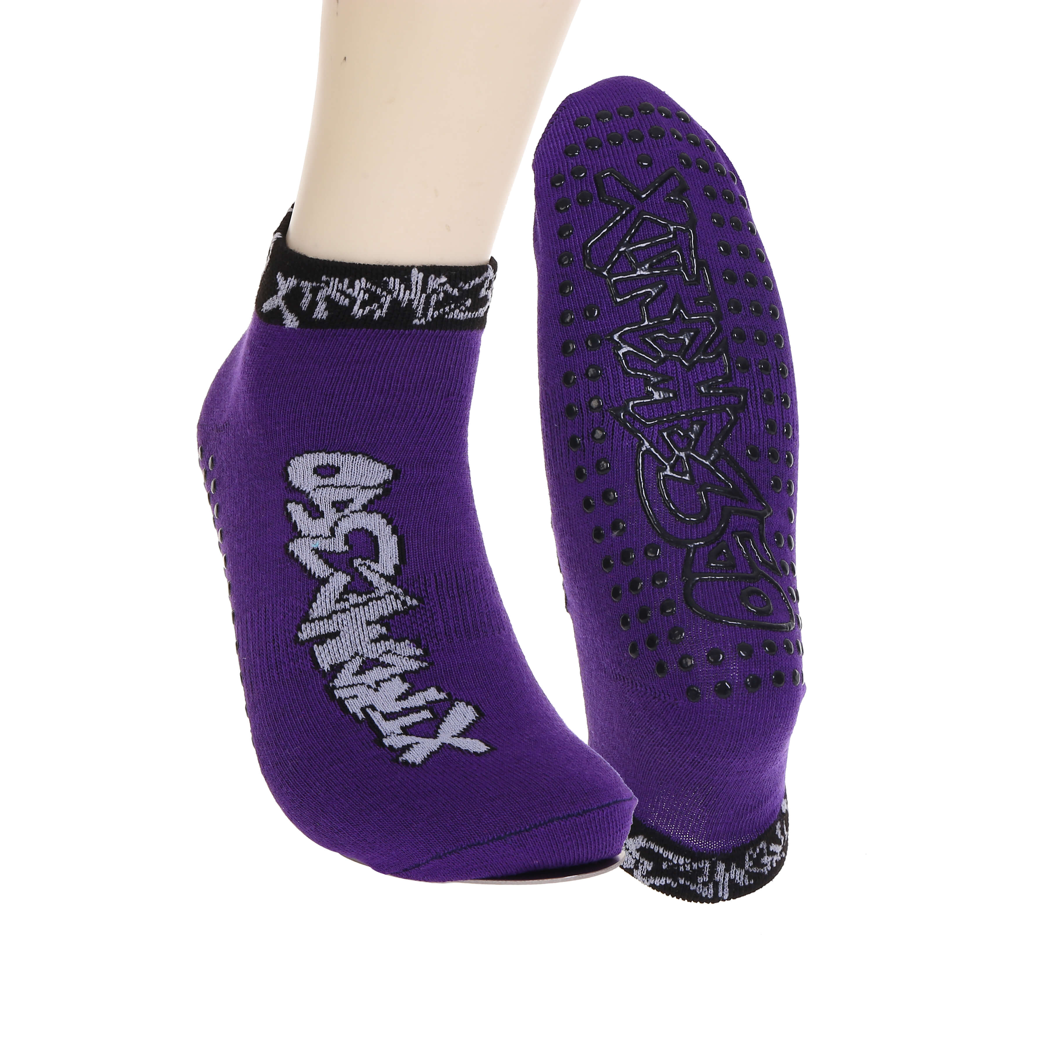 WholeSale Professional Custom Anti-Slip  Trampoline Socks for Trampoline Park
