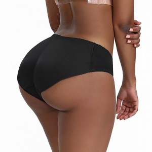 Enhencer Padded Seamless Butt lifter shapewear Breathable Invisiable Fake Buttock Booty Padded Thong for Women