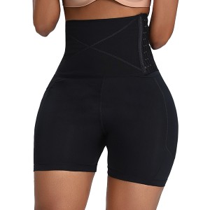 Amazon hot sale Plus size Invisible hook shapewear women panties Tummy Control Slimmer Women High Waist Butt Lifter Body Shaper