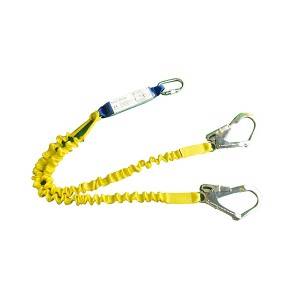 YuanRui double rope safety line rope with hook and energy absorber