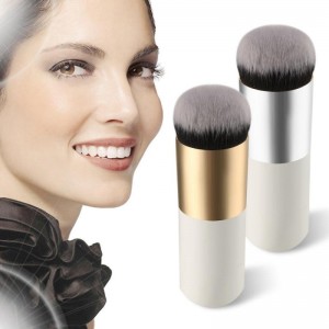 Custom logo Professional Single Makeup Beauty Round Foundation Brush