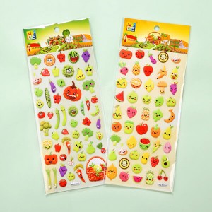 Customize a variety of color and size different pattern bubble stickers