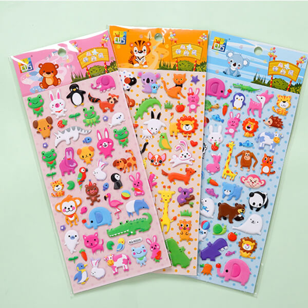 Customize a variety of color and size different pattern bubble stickers Featured Image