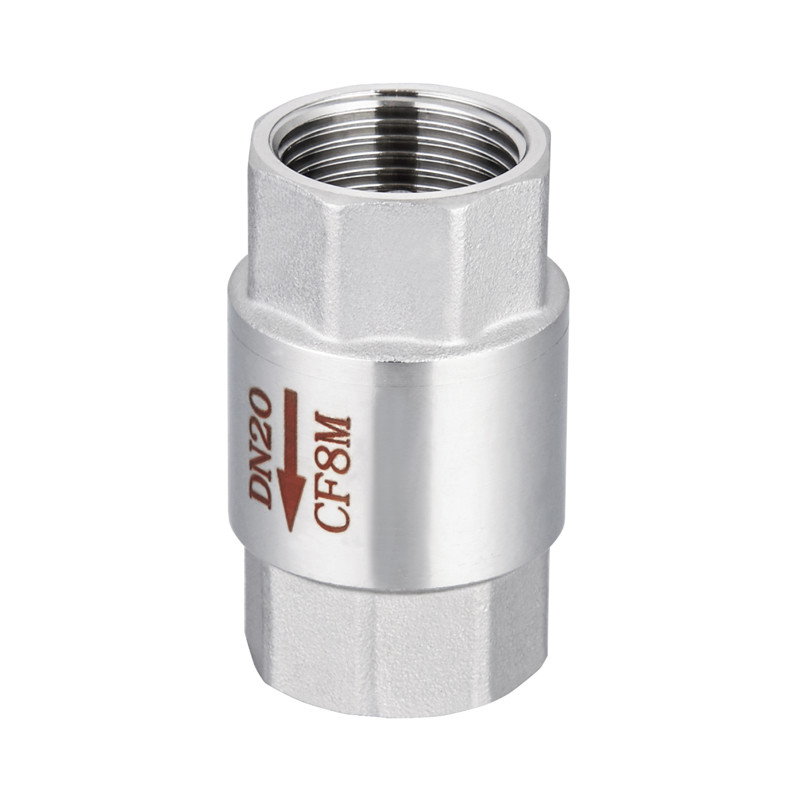 Stainless steel spring check valve female thread  DN20 OEM Featured Image