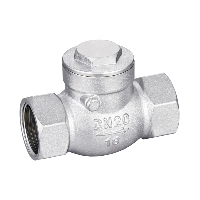 ZF8006 Stainless Steel female thread swing check valve DN20 Featured Image