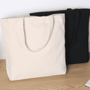 reusable organic grocery shopping eco friendly 100% cotton produce canvas tote bag with gusset