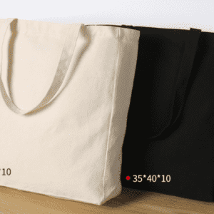 reusable organic grocery shopping eco friendly 100% cotton produce canvas tote bag with gusset