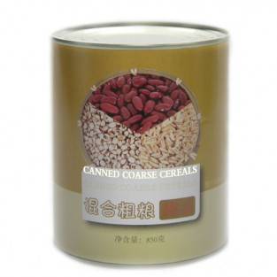 Canned mixed coarse grain