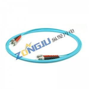 ST to ST OM3 Duplex Patch Cord