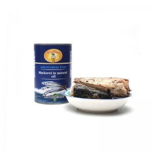 Canned Mackerel in natural oil