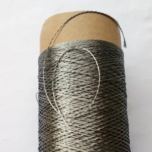 Stainless steel filaments sewing thread