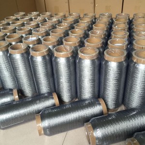Stainless steel filaments sewing thread