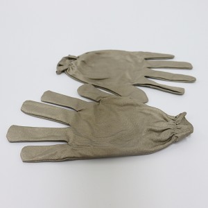 [Copy] Silver Gloves With Spandex (antibacterial/kill viruses)