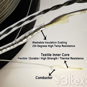 Teflon insulated conductive wire