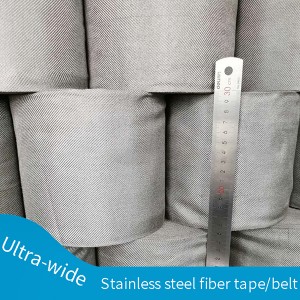 Stainless steel fiber tape/belting