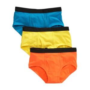 OEM Underwear Teen Boys Briefs Factory - Organic sustainable Boy Child Underwear  multipack of undies Organic Cotton Briefs Set of 3 Primary underwear – Toptex