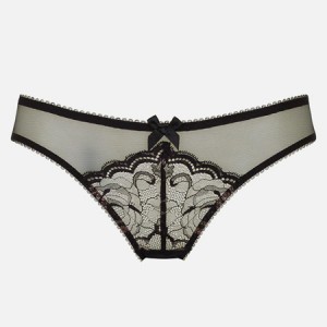 Cheap price Underwear With Pad - Mesh Bikini Sexy Transparent Ladies Underwear Lace workout Underwear Panties – Toptex