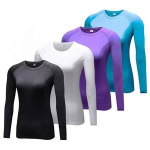 One of Hottest for Black Underwear - Women Functional Thermal Underwear Breathable Active Base Layer Long Sleeve Shirt Wicking Quick Dry Lightweight Sport Compression Tee Long Sleeve Shirt  –...